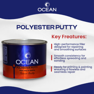 OCEAN 2.750 Kg (Gross) Polyester Filler Yellow